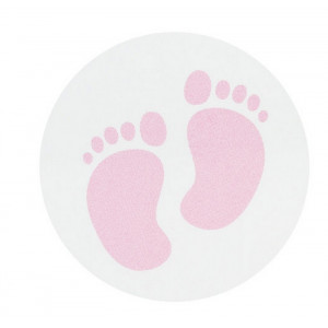 Sticker pieds roses BUROMAC Baby Folly (2022) 572.107