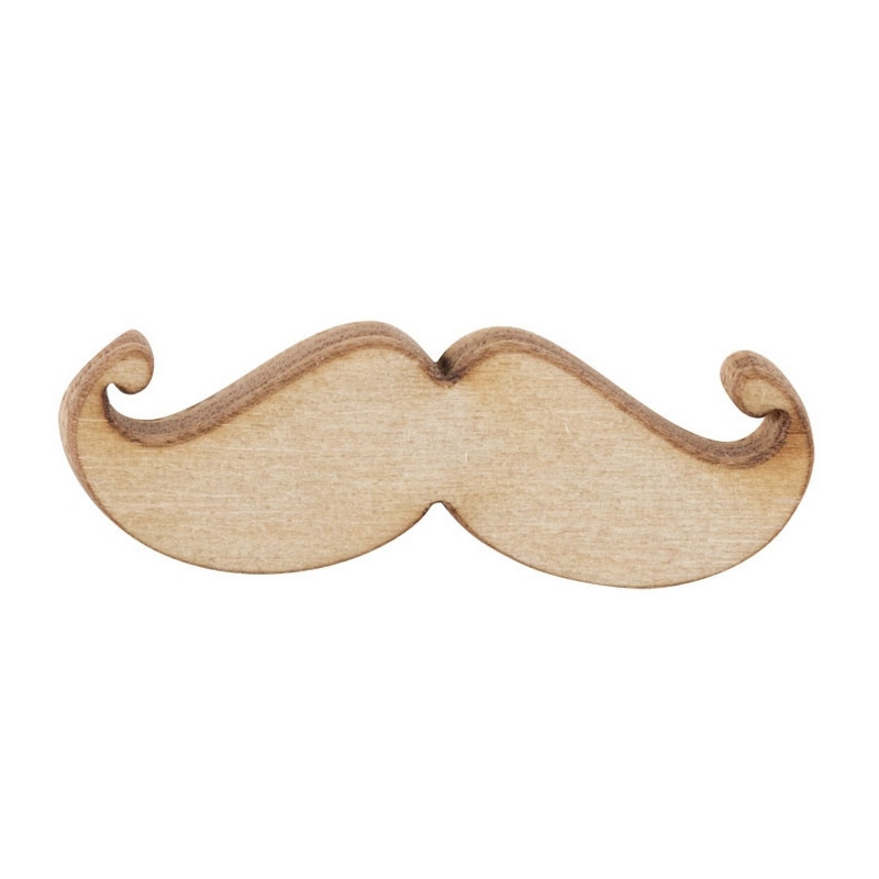 Motif à coller moustaches en bois BUROMAC Baby Folly (2022) 559.002