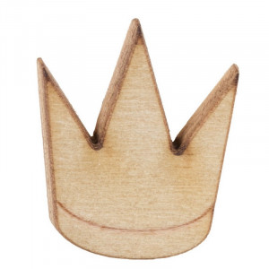 Motif à coller couronne roi reine prince princesse bois BUROMAC Baby Folly (2022) 559.006