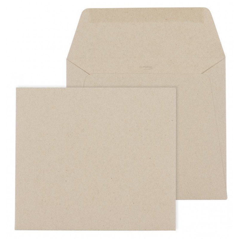 Enveloppe écologique kraft 140 x 125 - Buromac 90.106