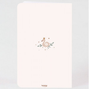 Dos du Faire-part naissance classique nature jouets cygne Buromac Baby Folly (2022) 581.099