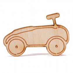 Sachet x10 motifs bois à coller voiture BUROMAC Baby Folly (2022) 551.004