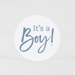 10x Timbre de scellage naissance It's A Boy ! bleu BUROMAC Baby Folly (2022) 571.126