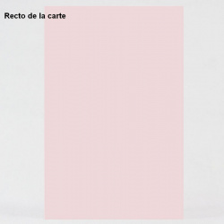 Faire-part naissance ou baptême simple classique rose pâle blanc Buromac Baby Folly (2022) 581.192-2