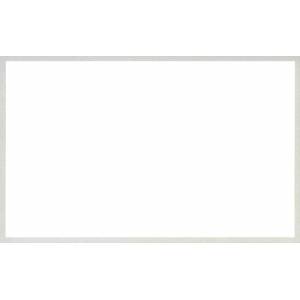Carte de remerciement simple et classique, blanche avec un liseré gris clair