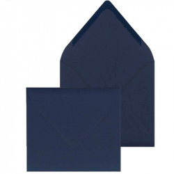 Enveloppe gommée élégante bleu marine 170x170 BUROMAC 90.155