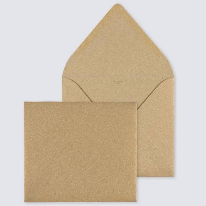 Enveloppe chic dorée carrée 170x170 BUROMAC 90.135 Enveloppe chic dorée carrée 170x170 BUROMAC 90.135