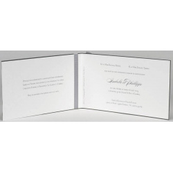 Faire-part mariage élégant chic gris découpe dentelle BUROMAC Papillons 2018 108.112-2