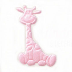 Motif autocollant Girafe Rose - Belarto 508L