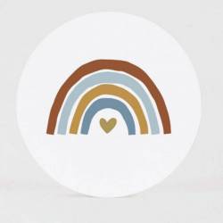 10 stickers arc-en-ciel cœur BUROMAC Baby Folly (2022) 571.125