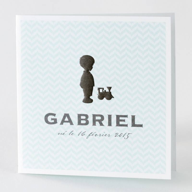 Faire part de naissance garçon vert petit train Buromac Baby Folly 584.091 Faire part de naissance garçon vert petit train Buromac Baby Folly 584.091