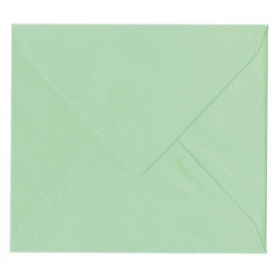 Enveloppe vert menthe pour rendre vos envois uniques