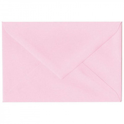Enveloppe rose pâle avec fermeture gommée