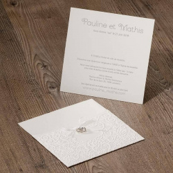 Carte du faire-part à personnaliser de votre annonce mariage