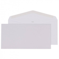 Enveloppe postale blanche et grise avec liseré pour envoyer vos remerciements décès