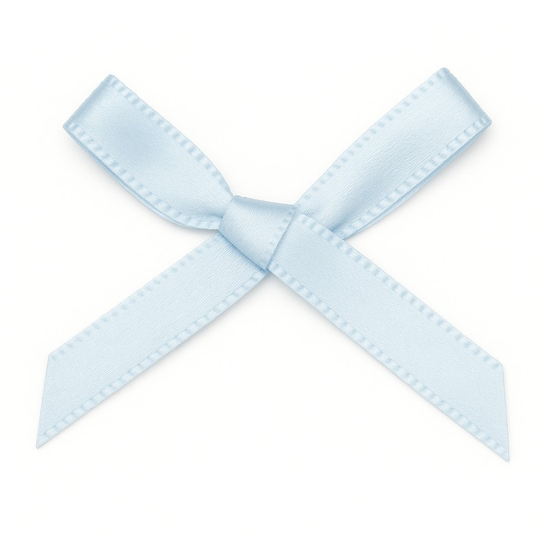 Petit nœud bleu ciel parfait pour décorer vos faire-part naissance ou vos boites à dragées baptême Petit nœud bleu ciel parfait pour décorer vos faire-part naissance ou vos boites à dragées baptême