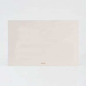 Dos de la carte vierge avec fond beige pour inscrire votre texte