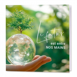 Carte de vœux sur le thème de l'environnement