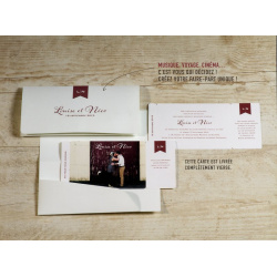 Laissez libre cours à vos envies avec ce faire-part entièrement personnalisable