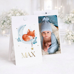 Etui à dragées à personnaliser avec prénom et photo