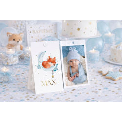 Etui à dragées pour le baptême de votre petit garçon