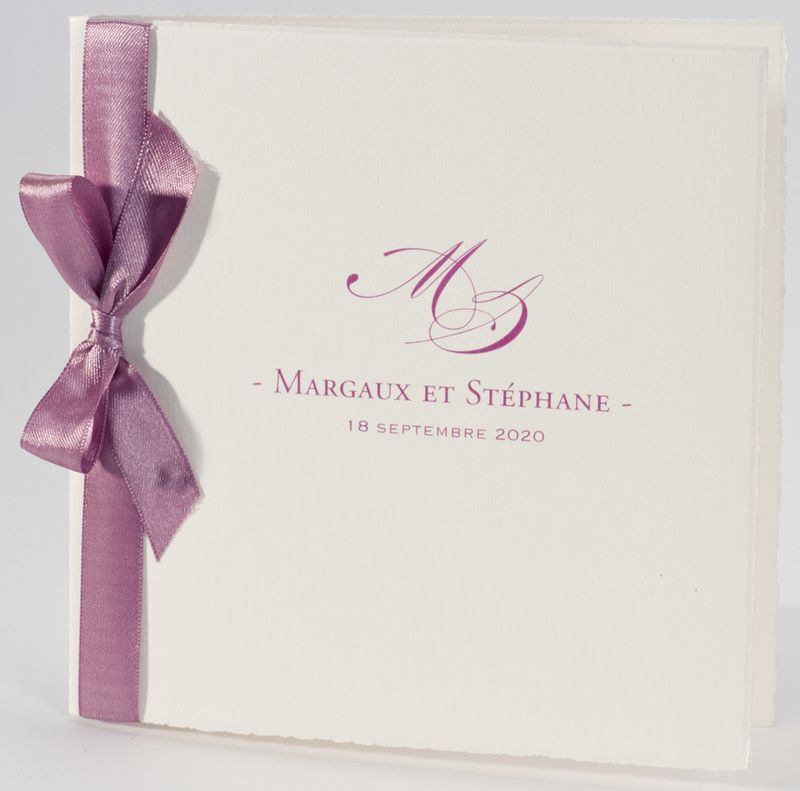 Faire-part de mariage vintage