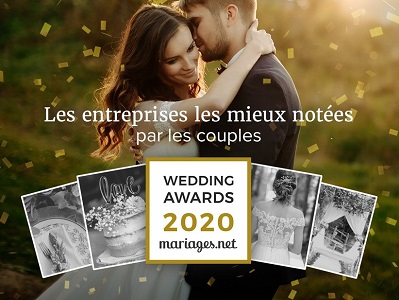 Wedding Awards 2020 mariages.net catégorie faire-part mariage pour mesfairepart.com