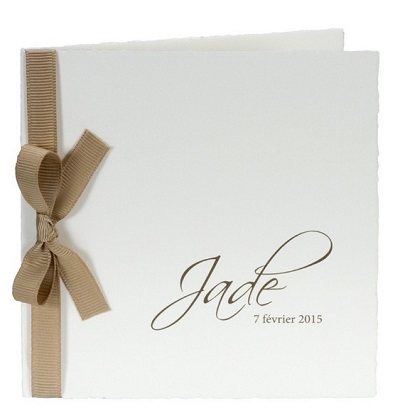 Faire-part de naissance classique