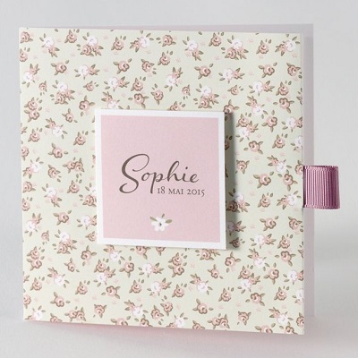 Faire-part de naissance fille