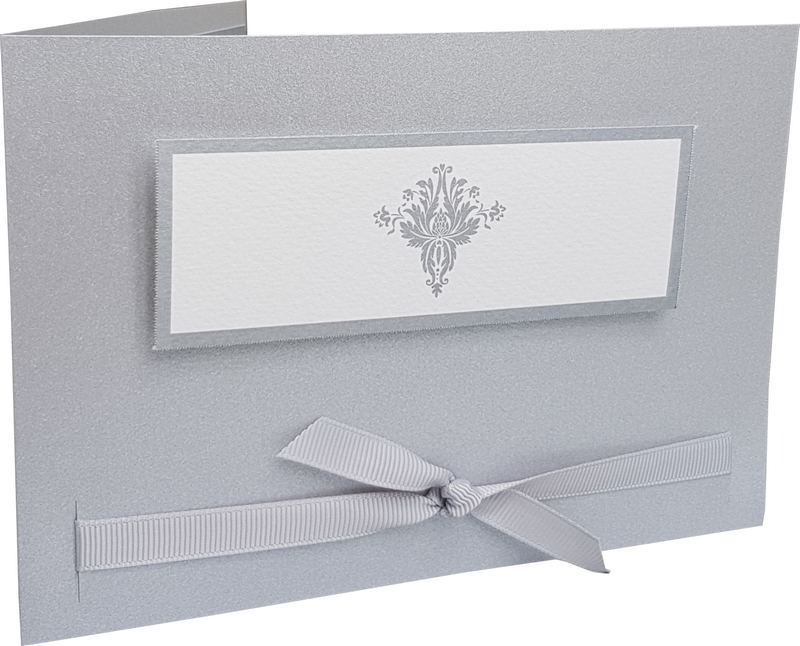 Invitation pour anniversaire de mariage, noces d'argent