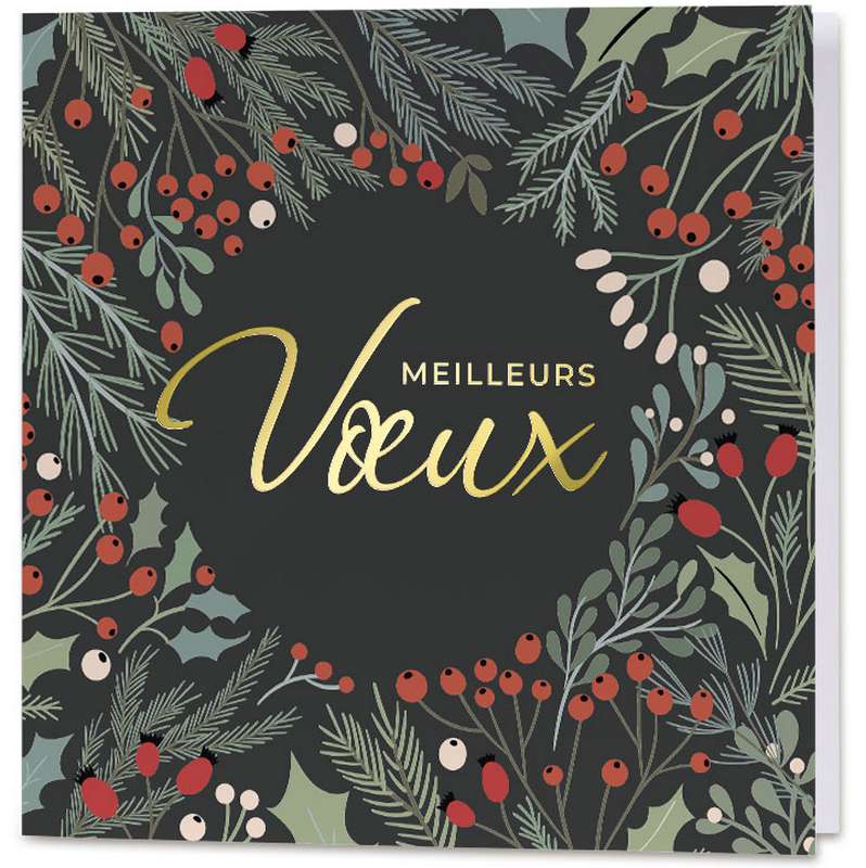 Cartes de vœux classiques