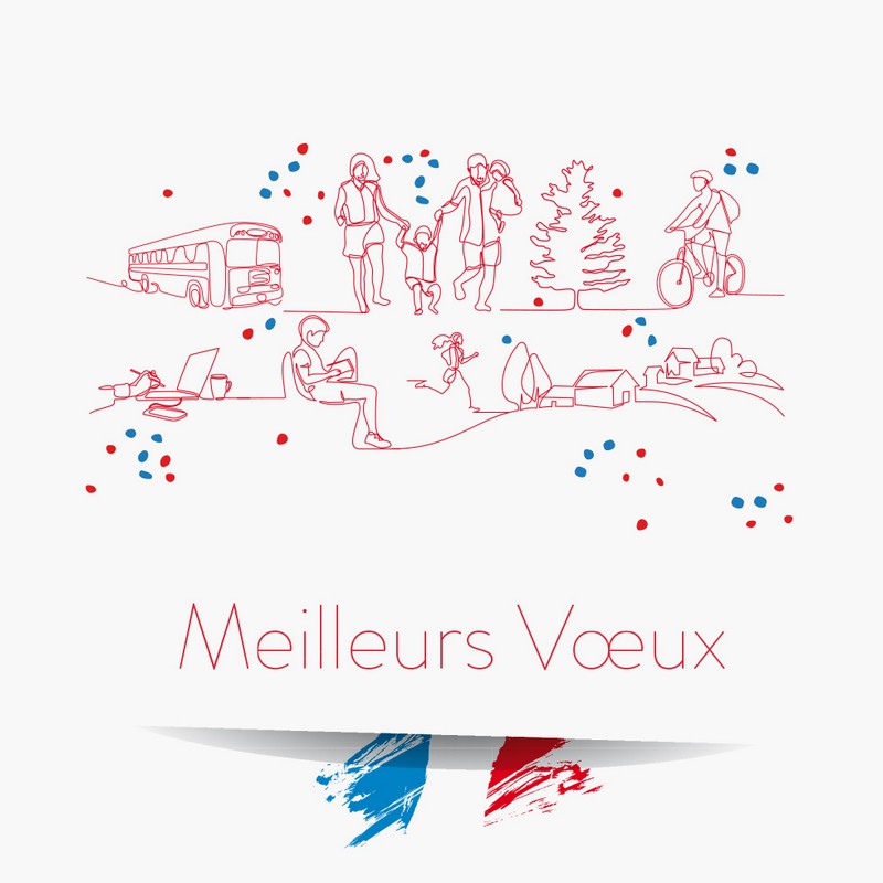 Cartes de vœux collectivité et administration